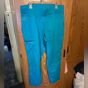 Teal Cherokee Revolution Scrub Pants new w/o tags large